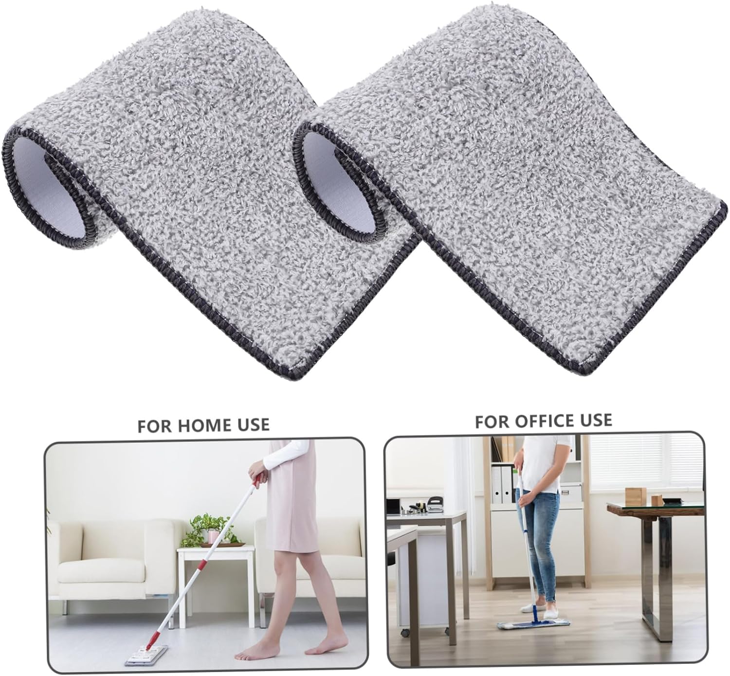 10pcs Microfiber Mop Pads for Hardwood Tile and Laminate Floors