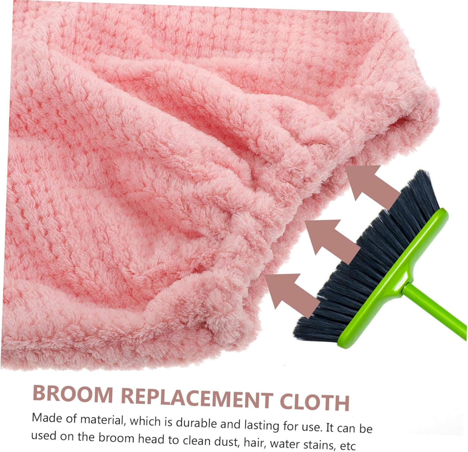 2pcs Reusable Broom Cover Cleaning Cloths