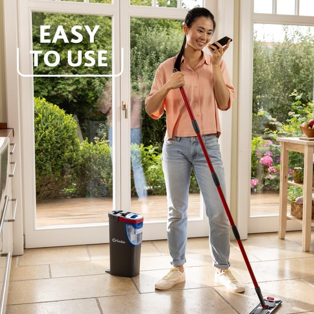 O-Cedar H2prO Mop Pads 6 Pack Reusable Microfiber