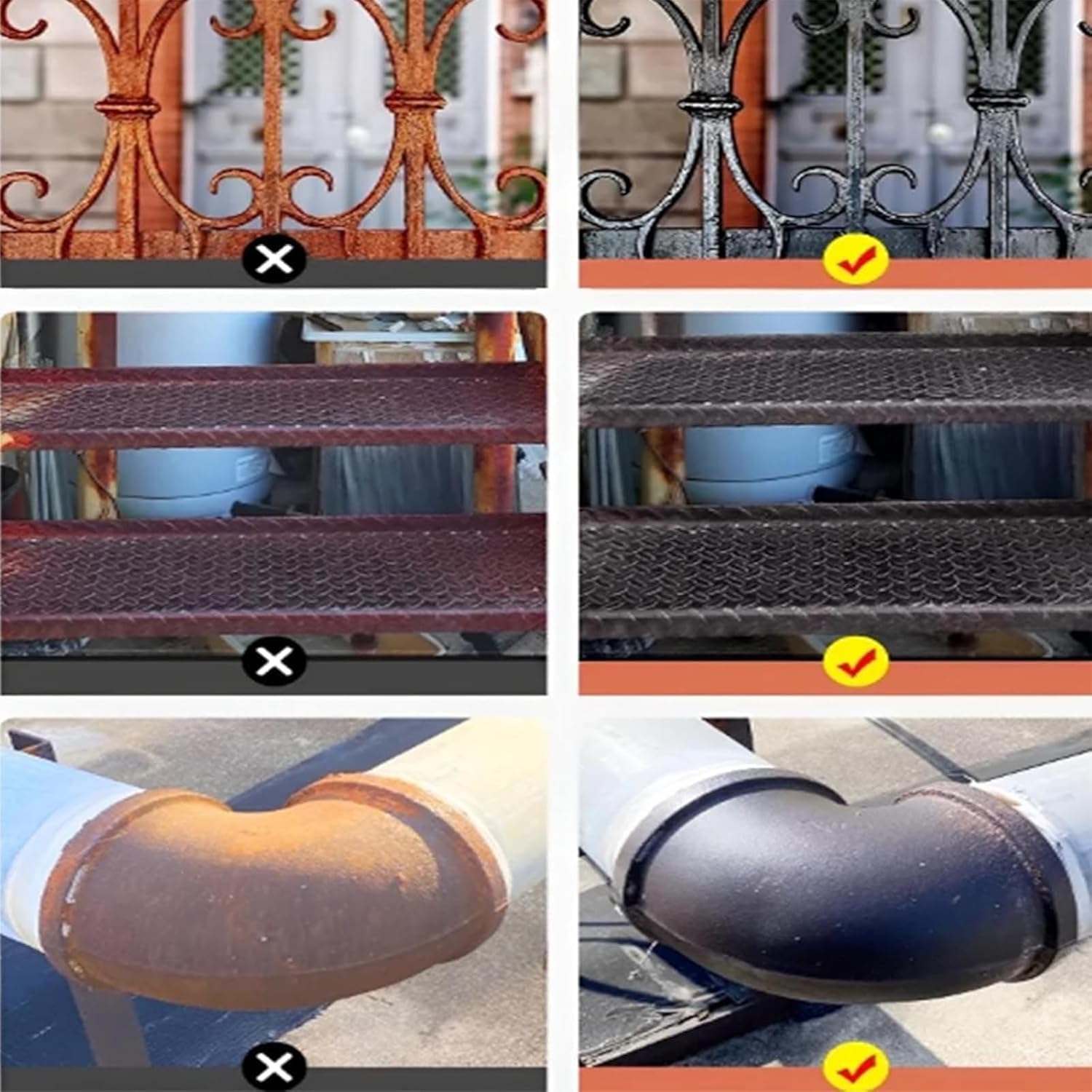 Rust Conversion Primer Black 500g Water-Based Metal Paint