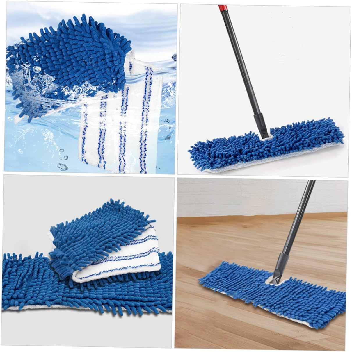 Ipetboom Chenille Mop Pads Wet Dry Replacement 1