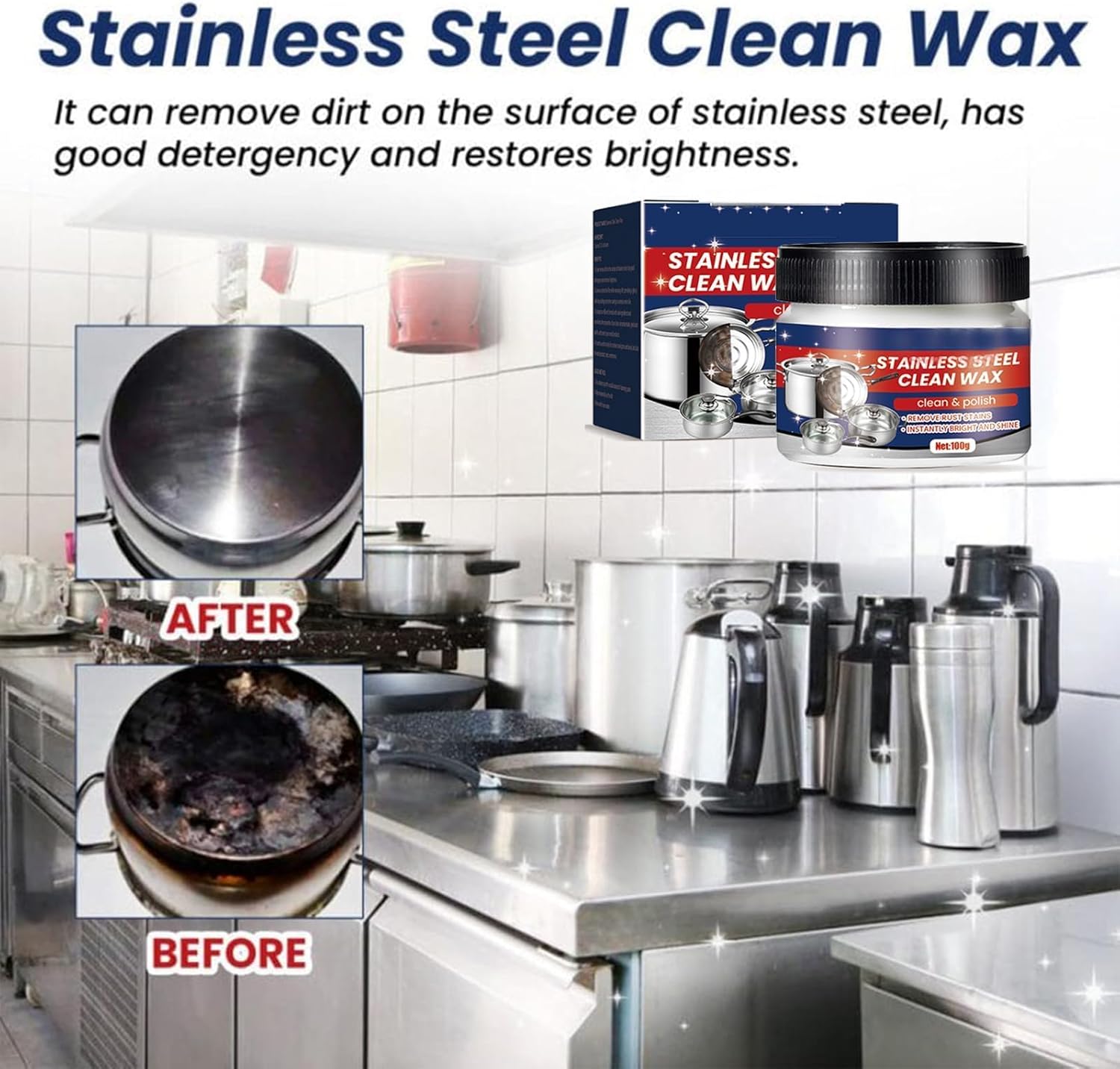 Magical Nano Stainless Steel Cleaning Paste 3pcs