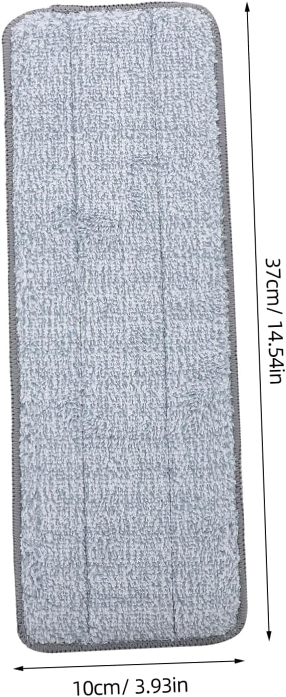 2 Pack Minkissy Mop Pads Reusable Floor Cleaning Mop Heads