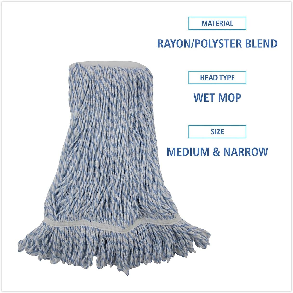 Boardwalk BWK542CT Narrow Mop Head Replacement