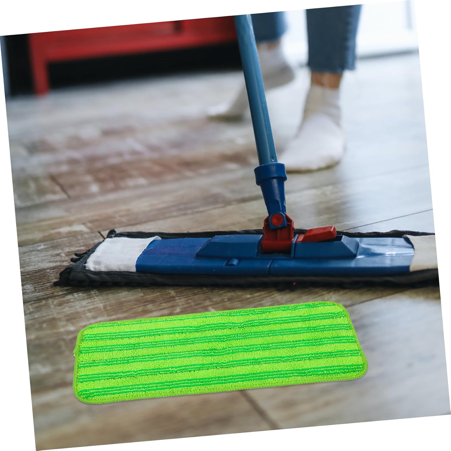 3pcs Microfiber Mop Pads Reusable and Durable
