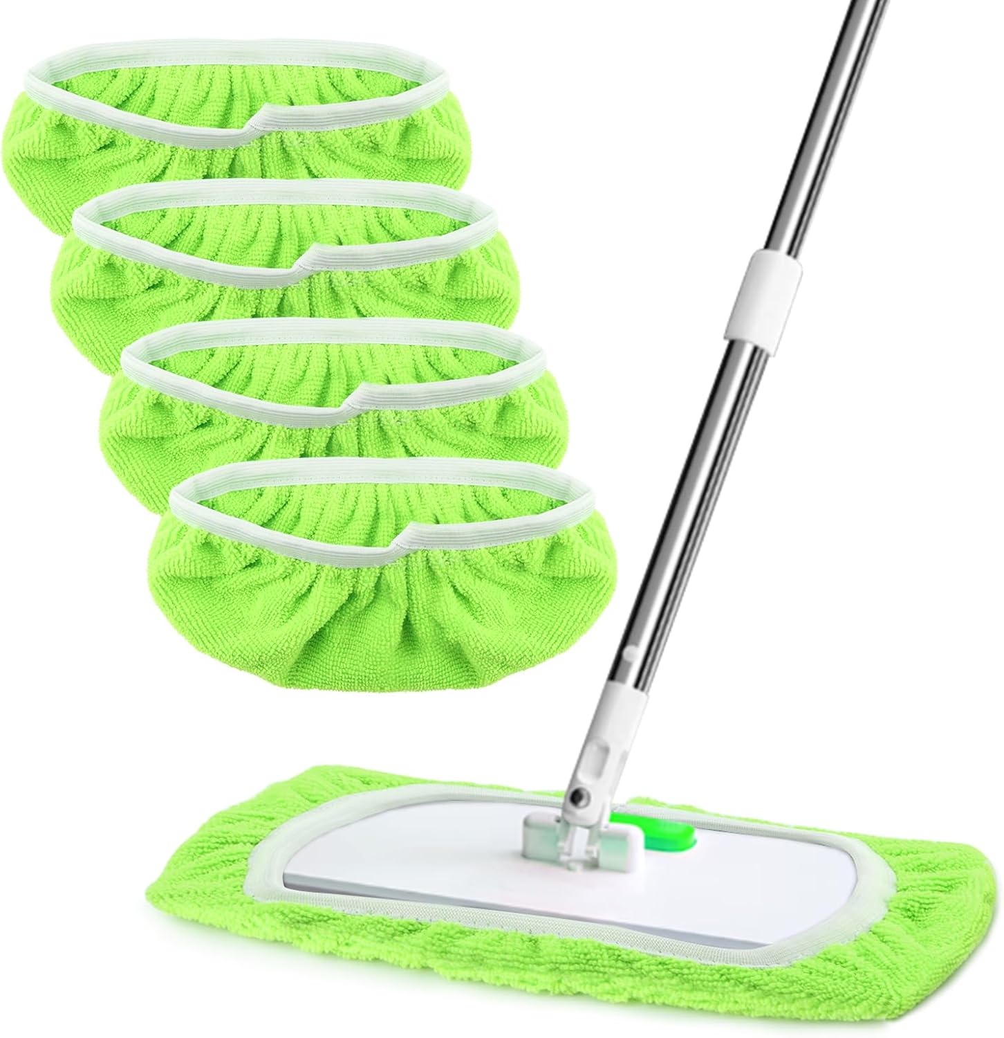 Stankey Up 4-Pack Microfiber Mop Pads for Swiffer Sweeper