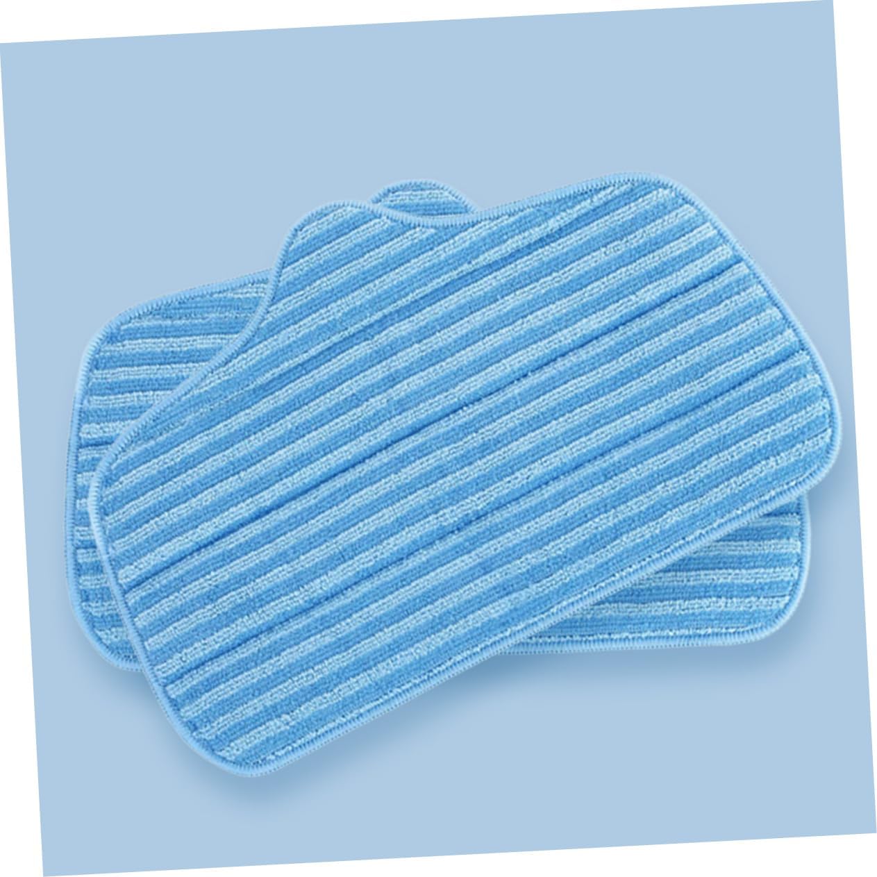 2pcs Reusable Microfiber Mop Pads for Hardwood Floors