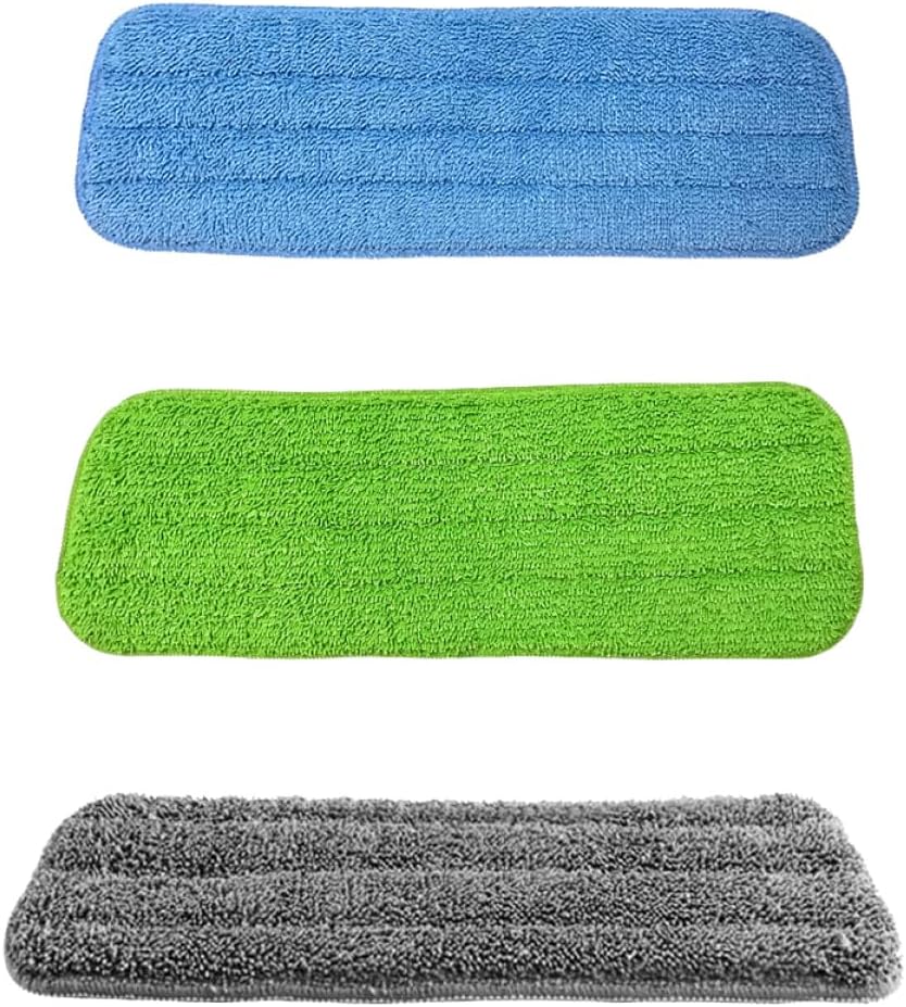 3Pcs Water Spraying Mop Cloth Replacement Set