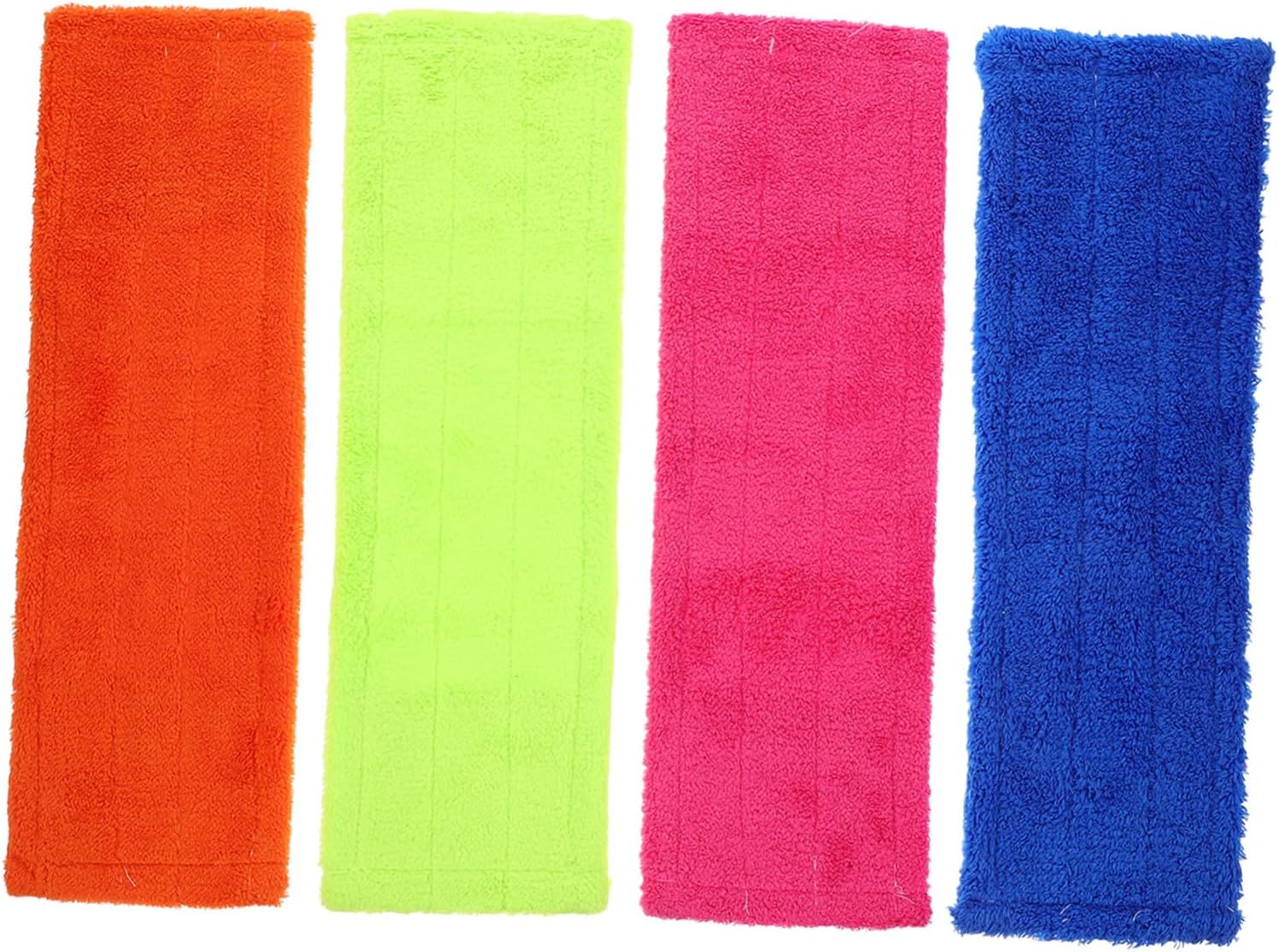 4PCS Coral Fleece Mop Pads Washable Replacement