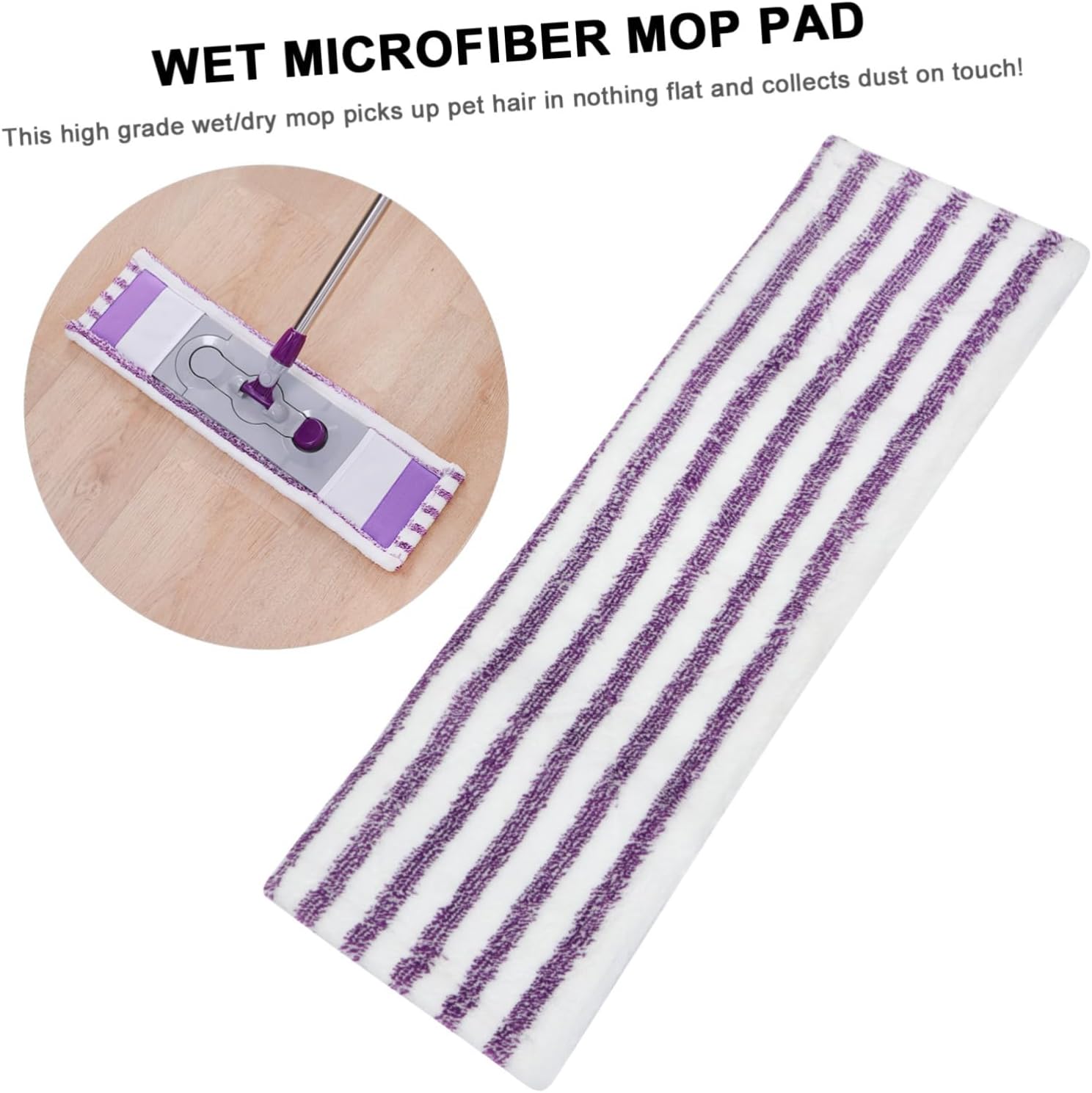 CALLARON Microfiber Mop Pads 5-Pack Replacement Cloths