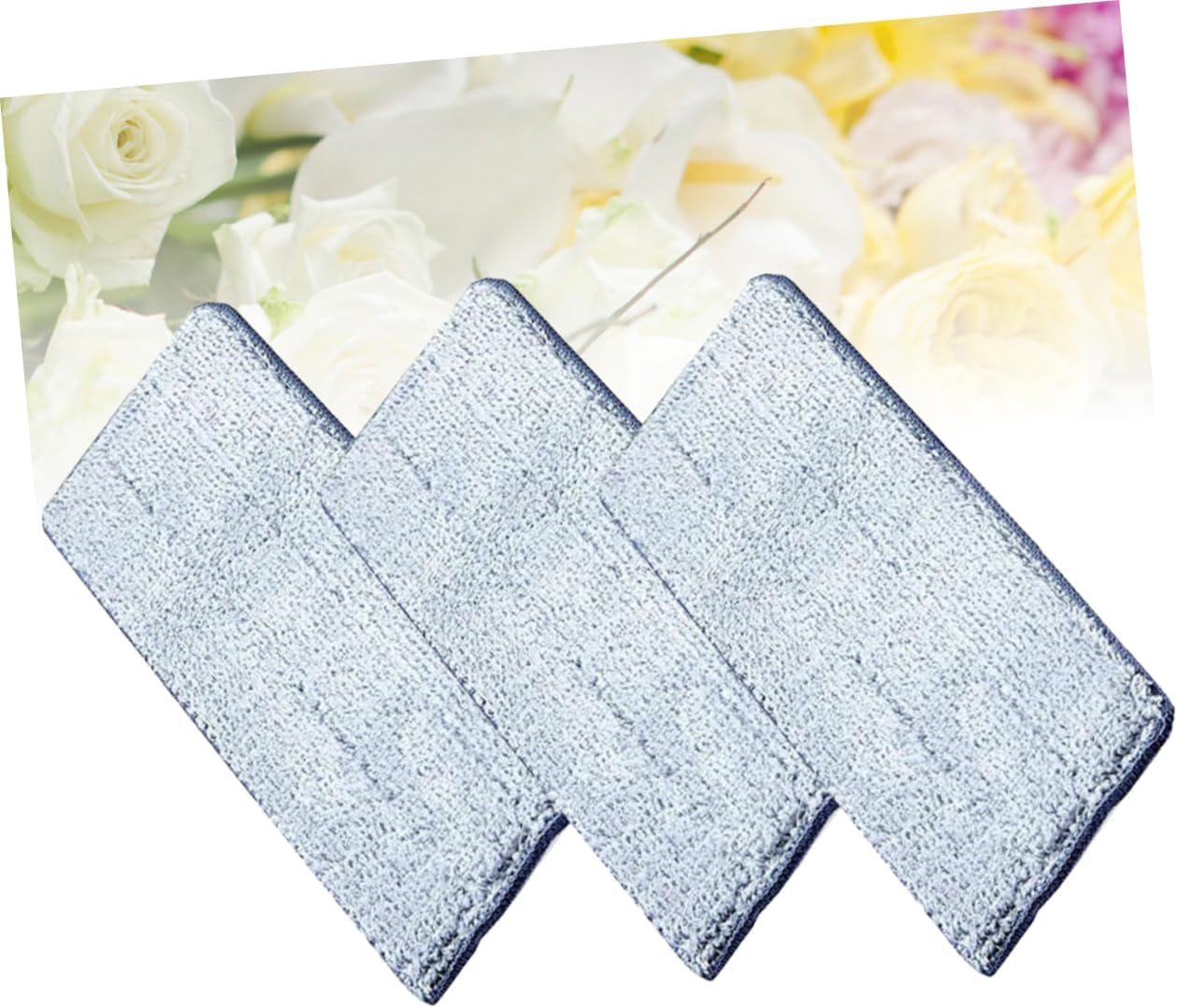3PCS Heavy Duty Mop Cloths for Quick Pet Hair Dust Cleaning