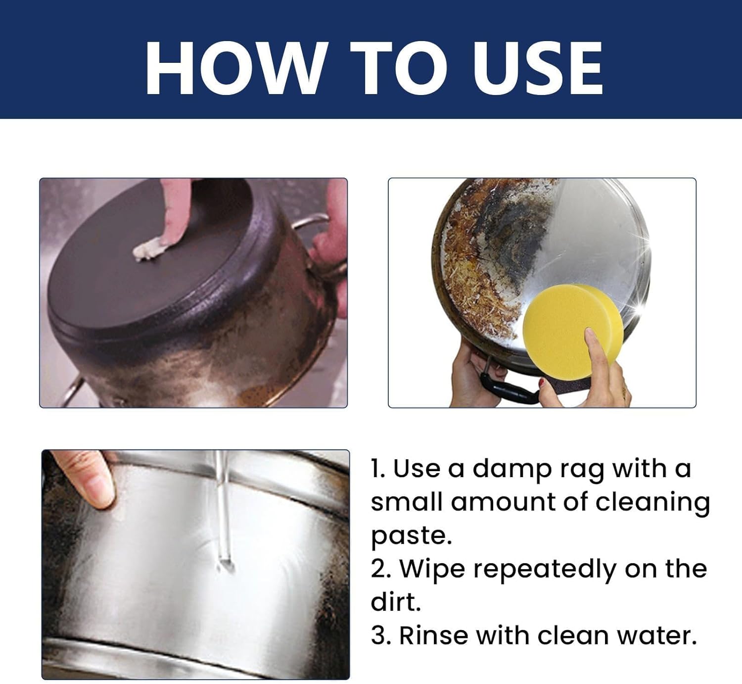 Magical Nano Stainless Steel Cleaning Paste 3pcs
