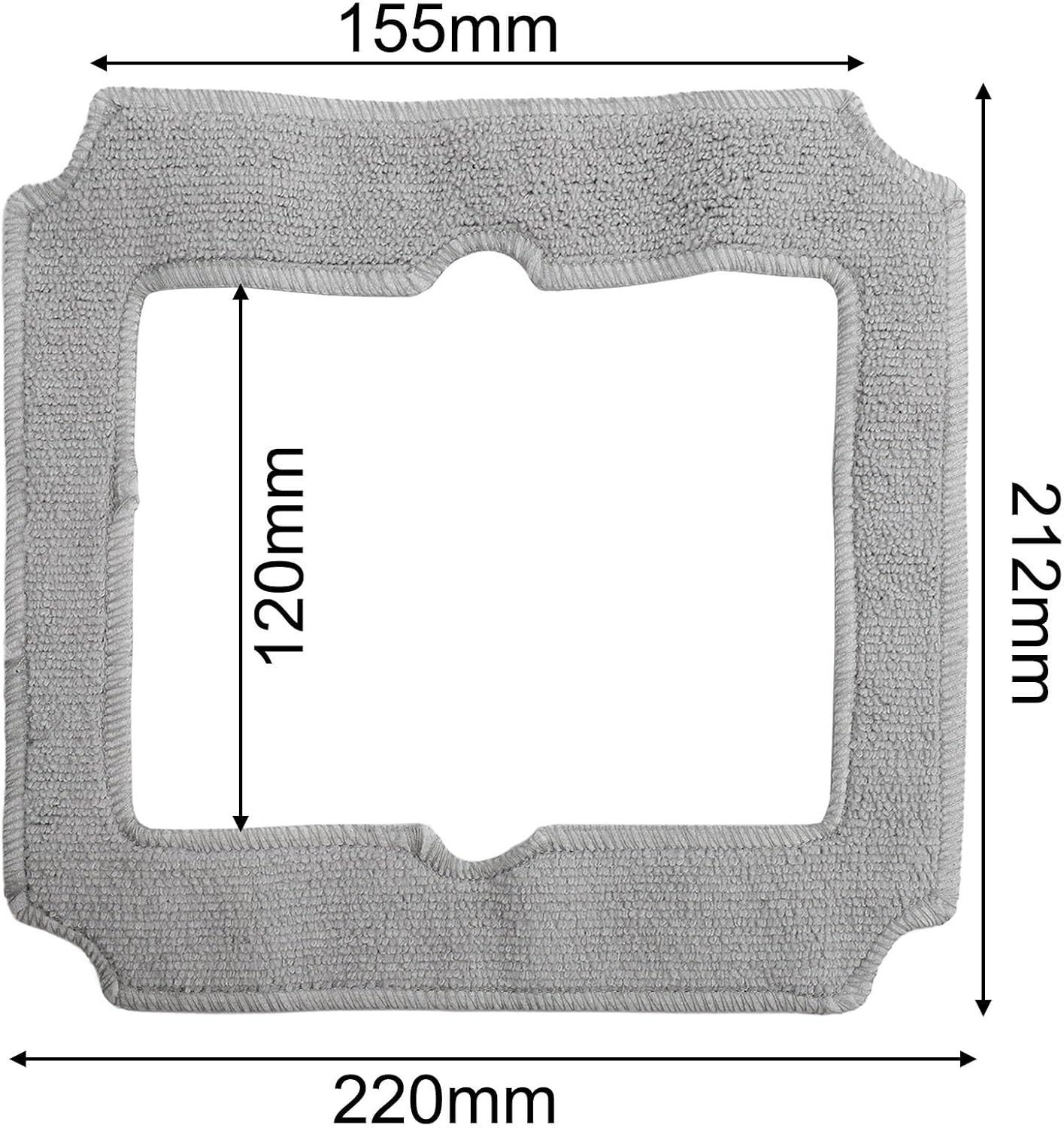 CRIDENG W-CC02-0012 Replacement Mop Pads for ECOVACS WINBOT MINI 1