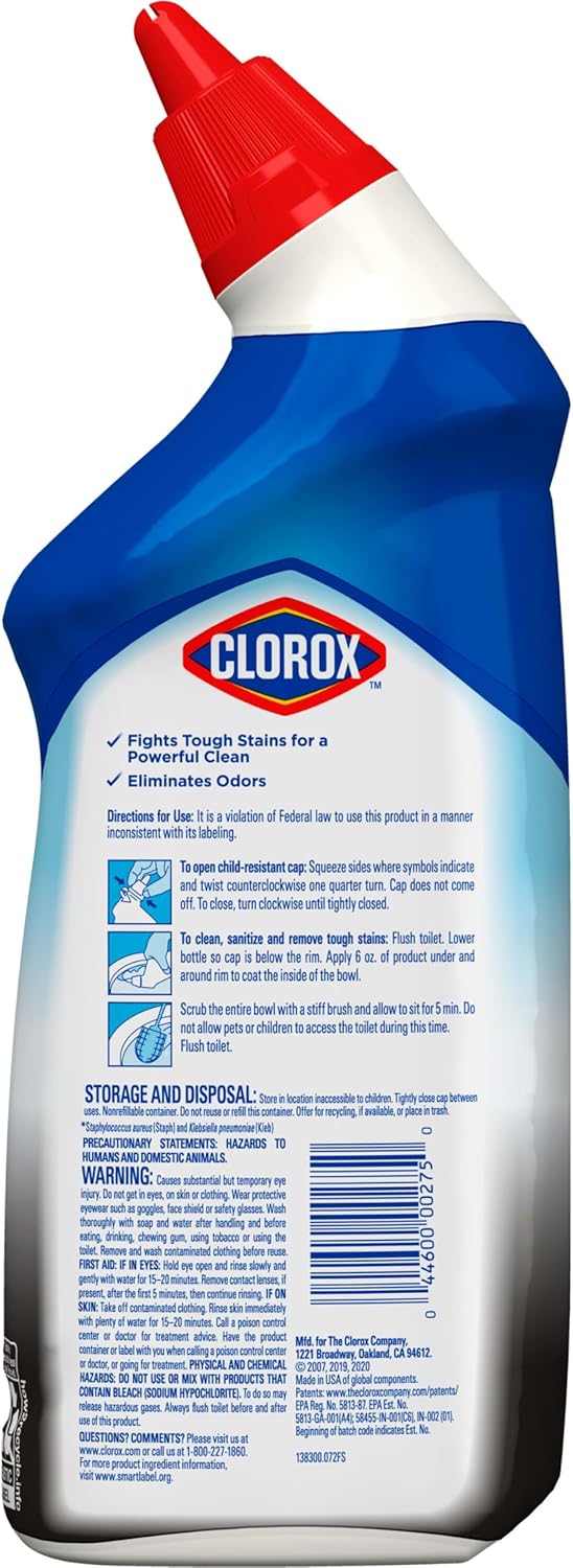 Clorox Toilet Bowl Cleaner 24 Ounces Pack of 2