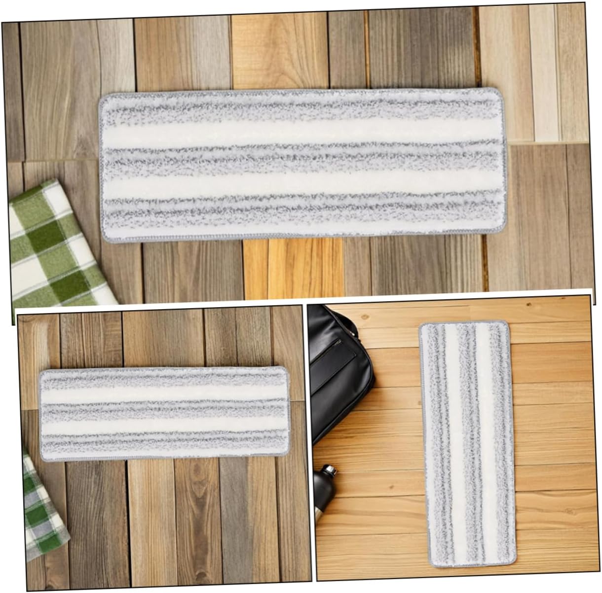 5pcs Self Adhesive Microfiber Mop Pads for Hardwood Floors 1
