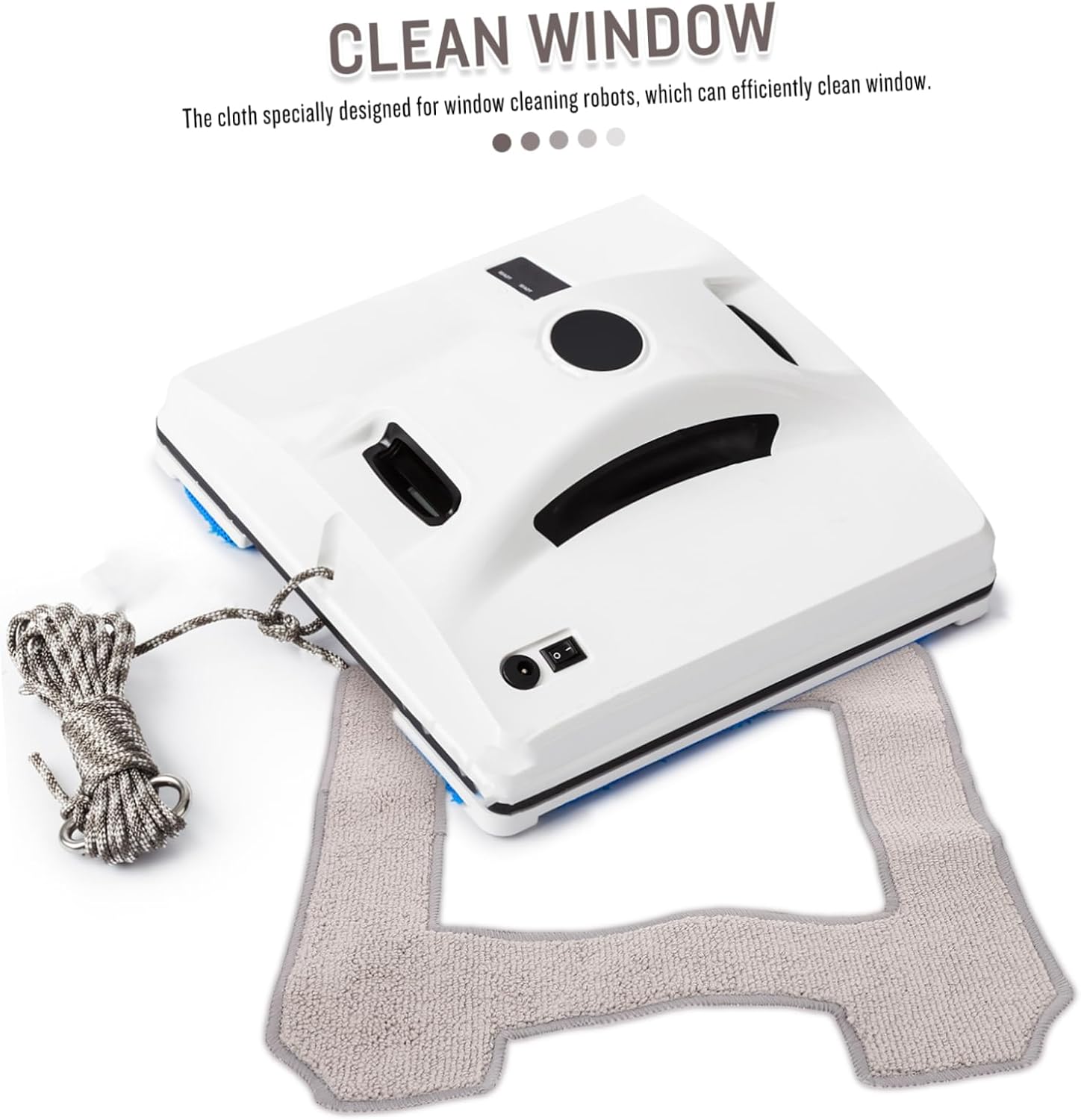 4Pcs Window Cleaning Mop Cloths for Robot Cleaners 1