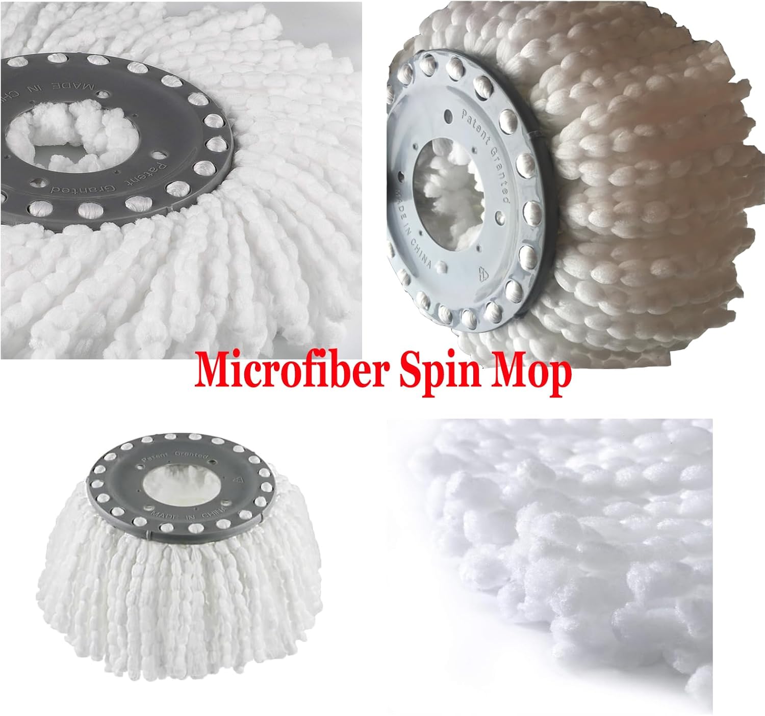 5PCS Universal Spin Mop Head Refill for Standard 360 Spin Magic Mop