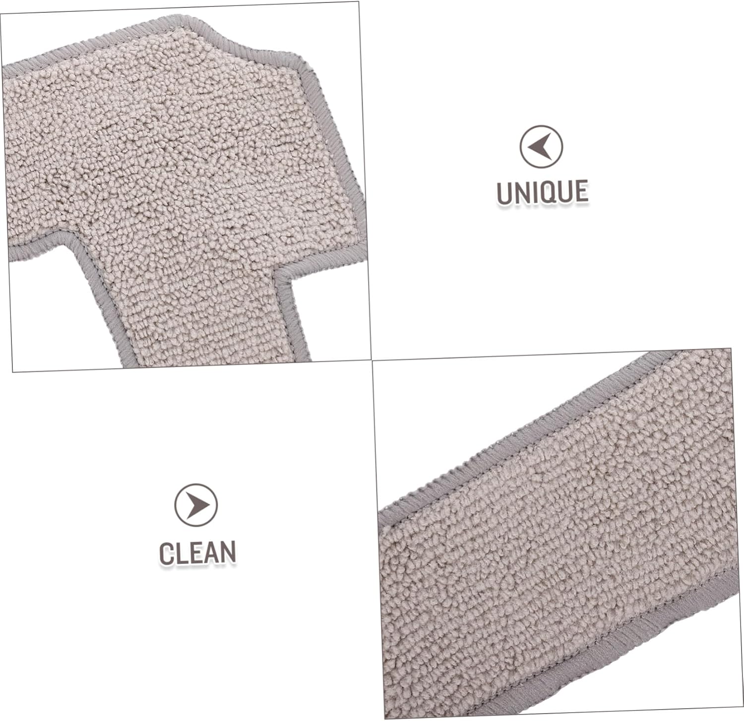 4Pcs Window Rags for Ecovacs Washable Mop Cloths