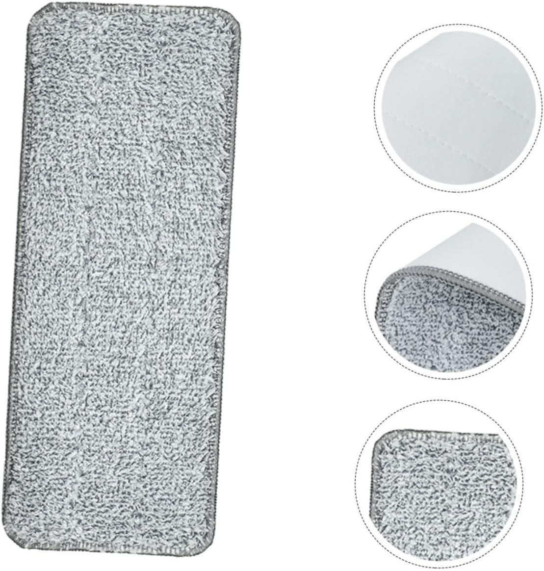 3pcs Microfiber Mop Pads Replacement for Wet Dry Floor Cleaning