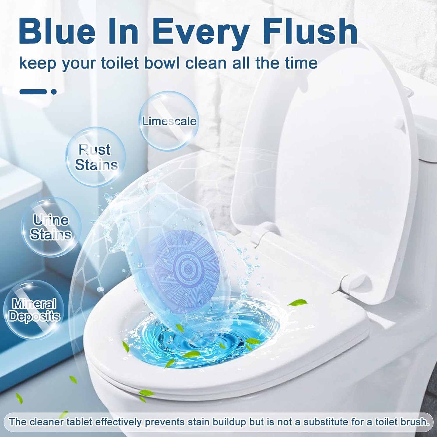 Msvvko Toilet Cleaner Tablets 30 Tabs Fresh Scent