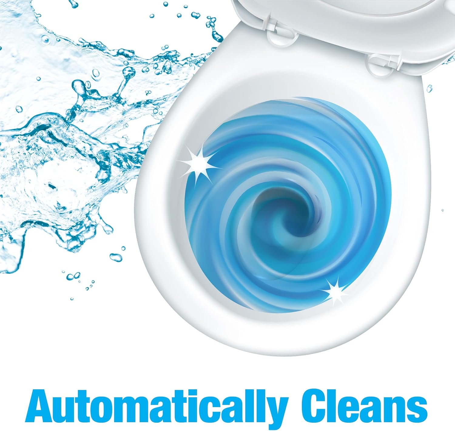 Bowl Fresh Blue Plus Bleach Toilet Cleaner Tablets 2 Count Pack of 5