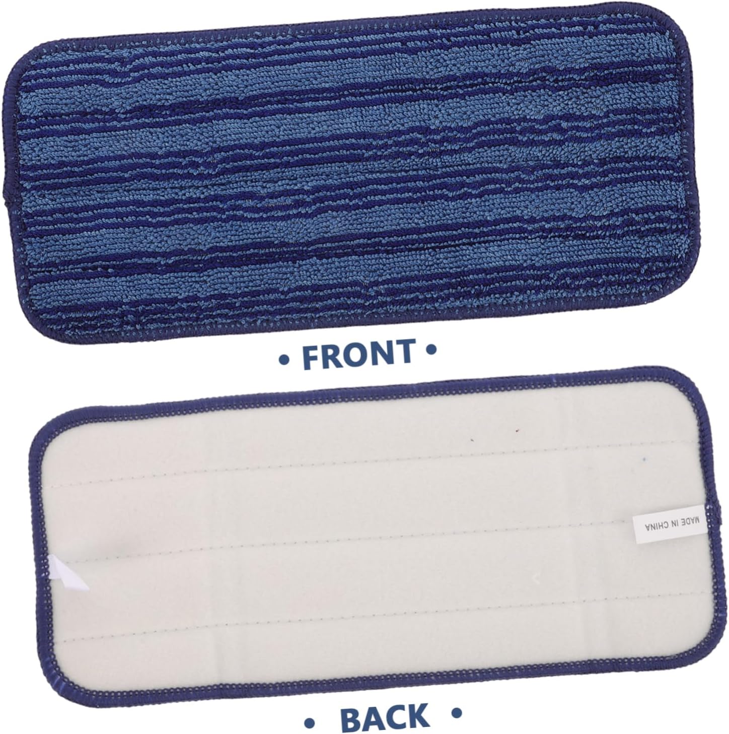 PACKOVE Reusable Microfiber Mop Pads for Wet Dry Floor Cleaning