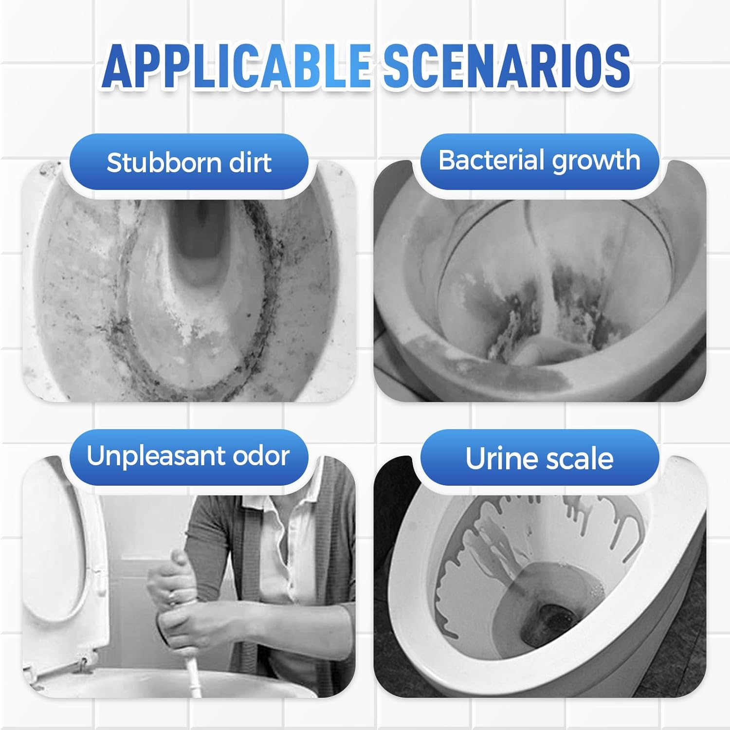 Juvhot Foam Toilet Cleaner - Septic Safe Powerful