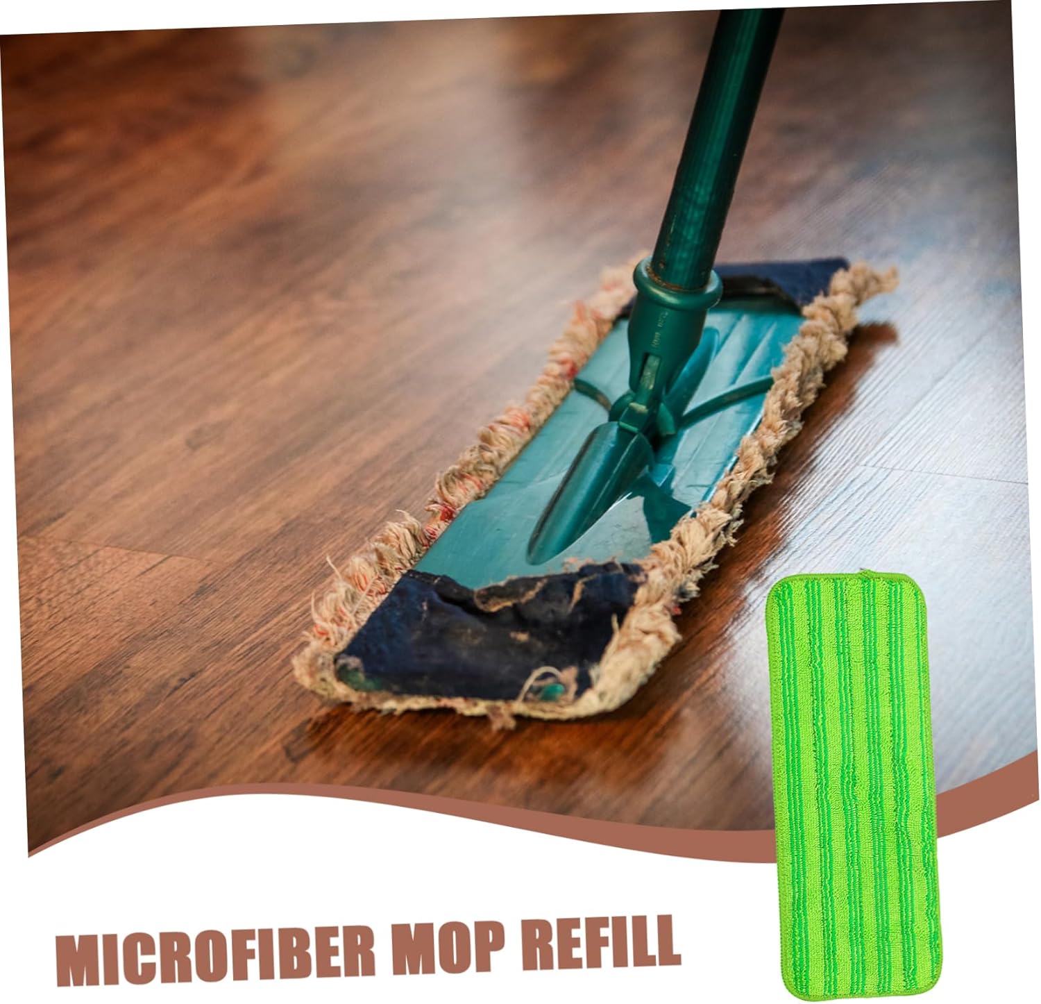 3pcs Microfiber Mop Pads Reusable and Durable