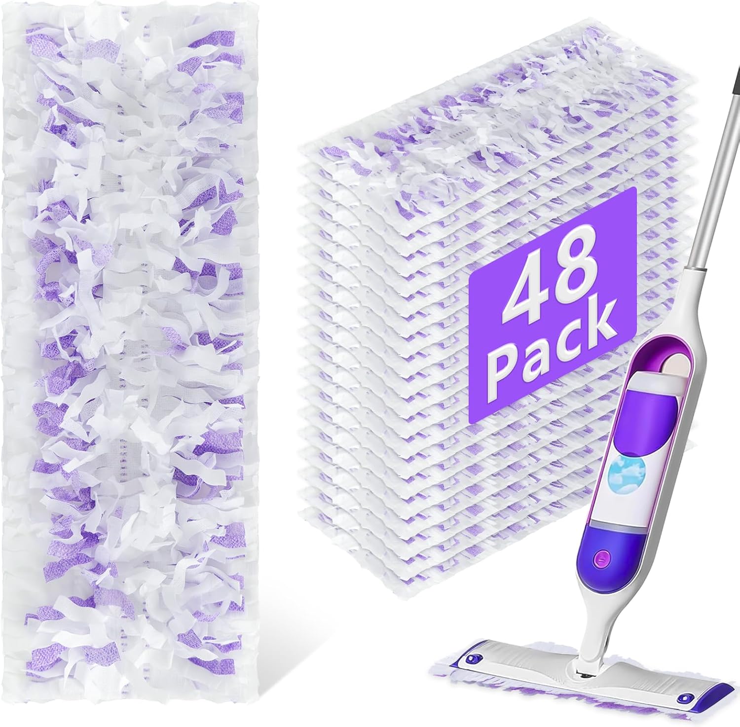 DOCXCDO 48-Pack Power Mop Refill Pads