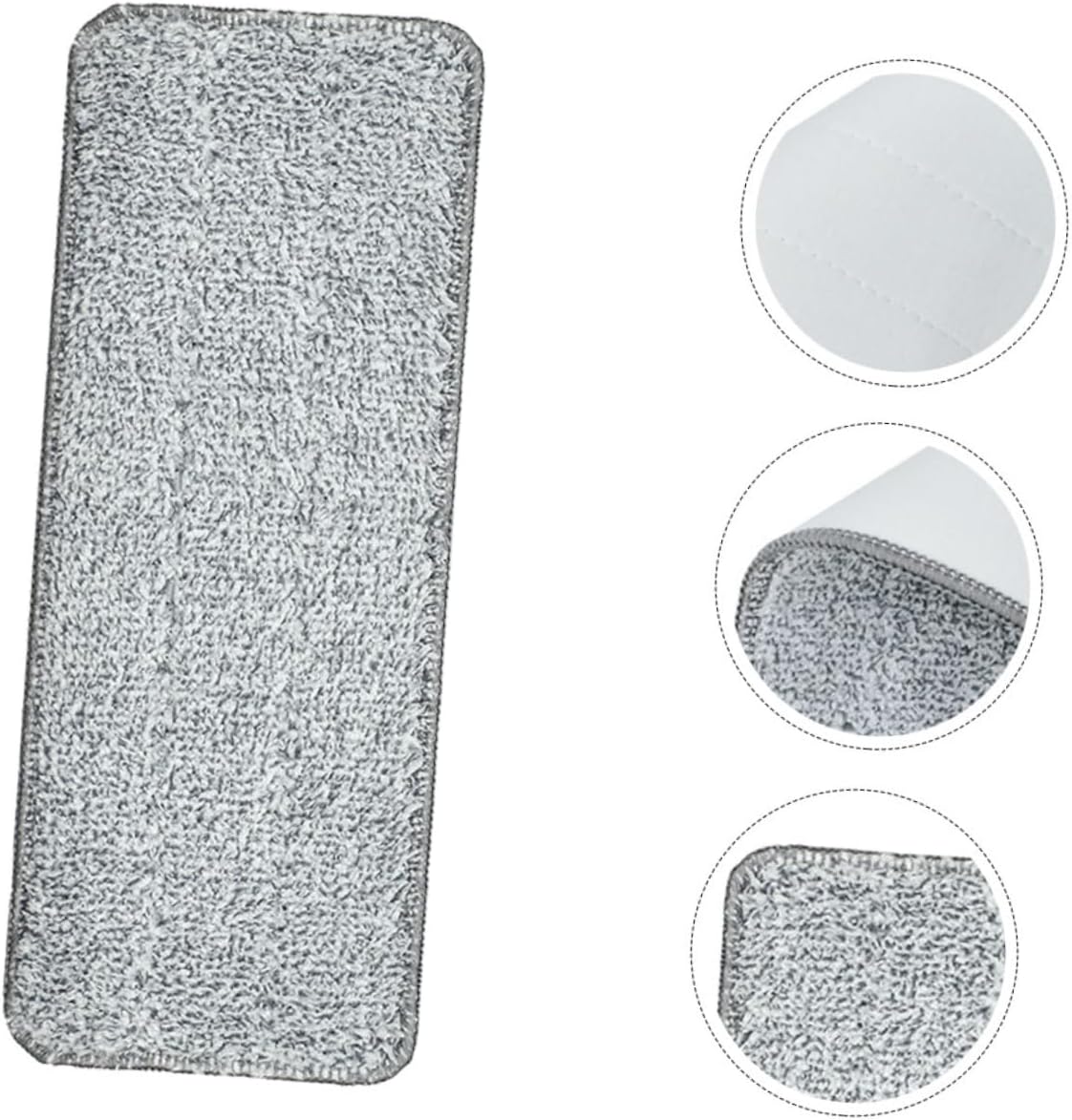 3pcs Microfiber Mop Pads Reusable for Hardwood and Tile