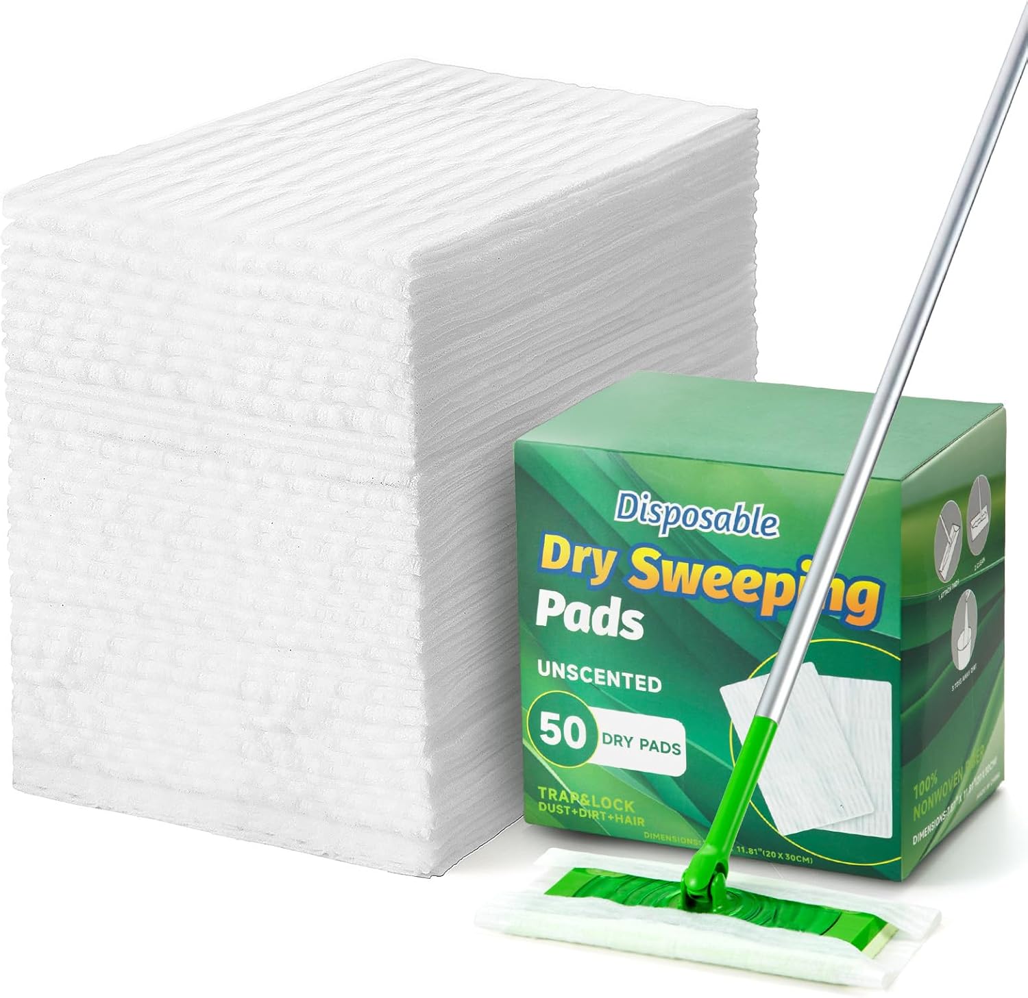 Dry Sweeping Cloths Mop Refills for Swiffer Standard Sweeper 150 Count
