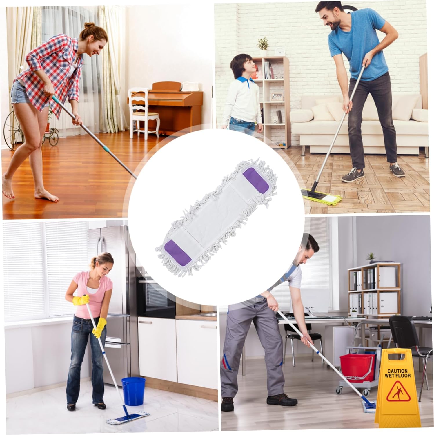 CALLARON Reusable Cotton Mopping Pads Set