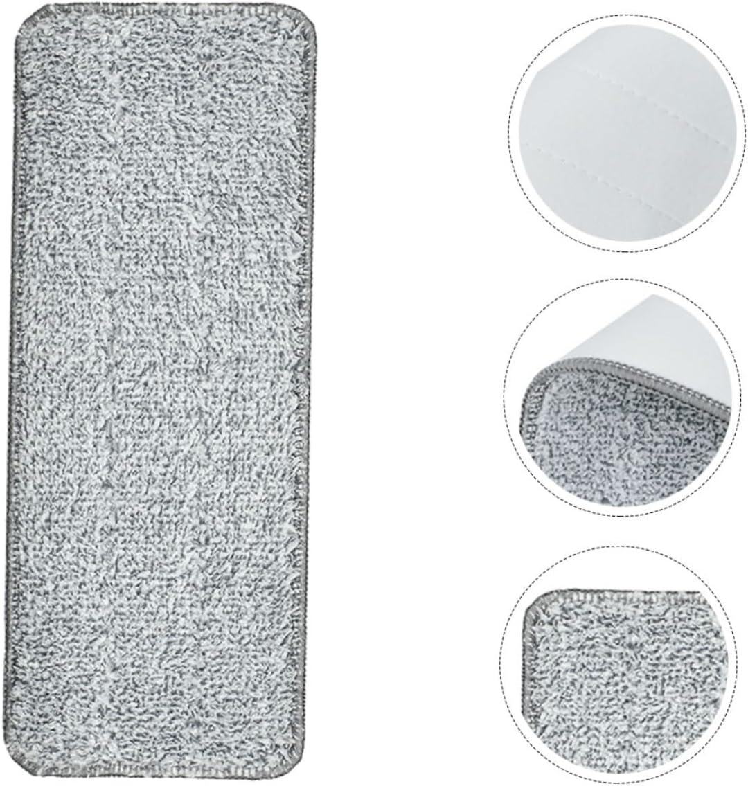 3pcs Reusable Flat Mop Pads for Quick Drying Floor Cleaning