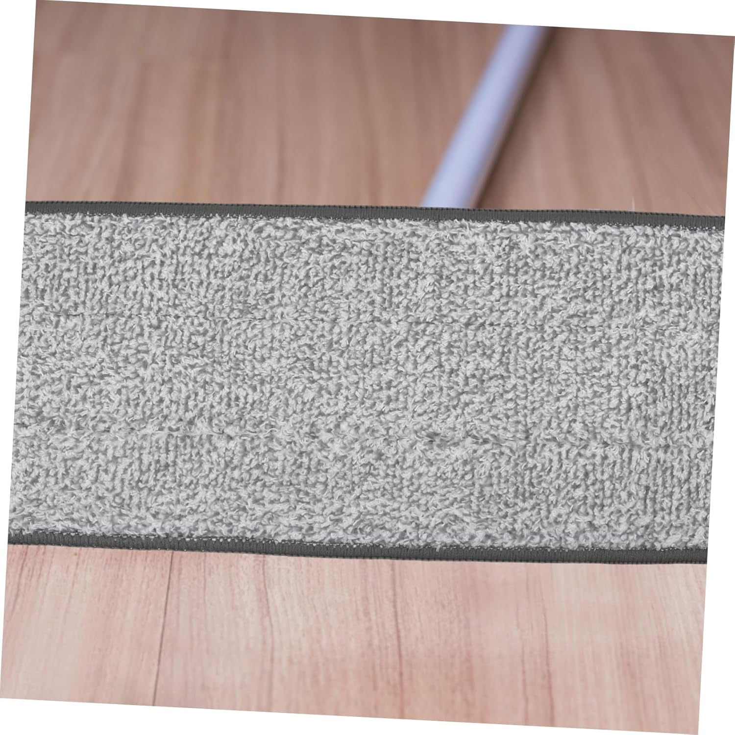 4pcs Microfiber Mop Replacement Pads - Flat Heads Grey
