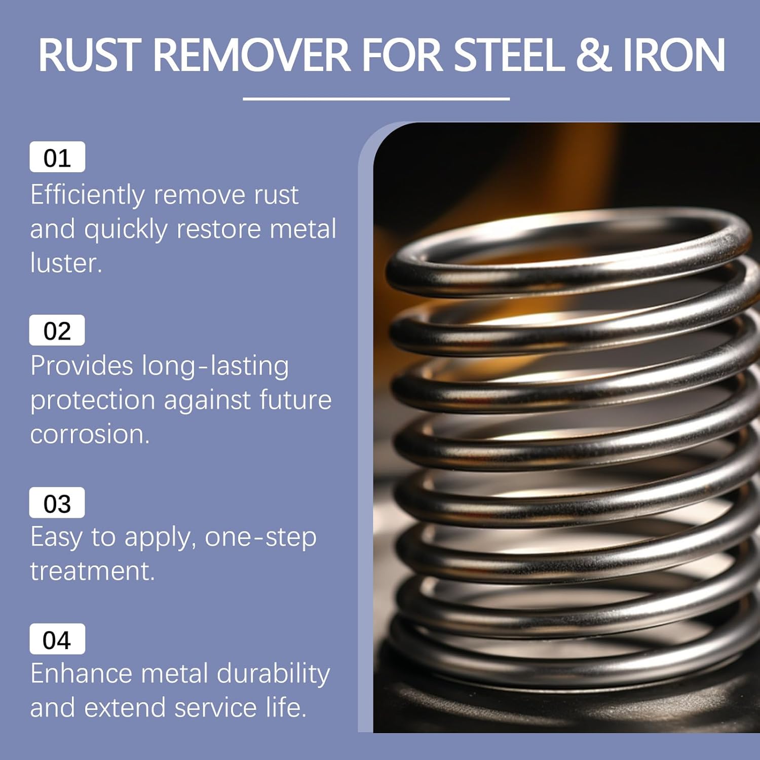 Heavy Duty Metal Rust Remover Spray with Deep Penetration