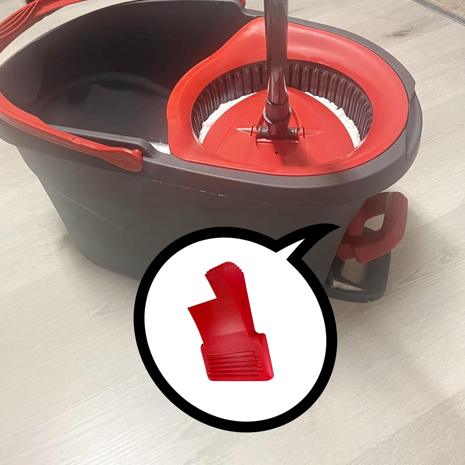 JILINWEI Red Replacement Pedal for O-Cedar Mop Bucket