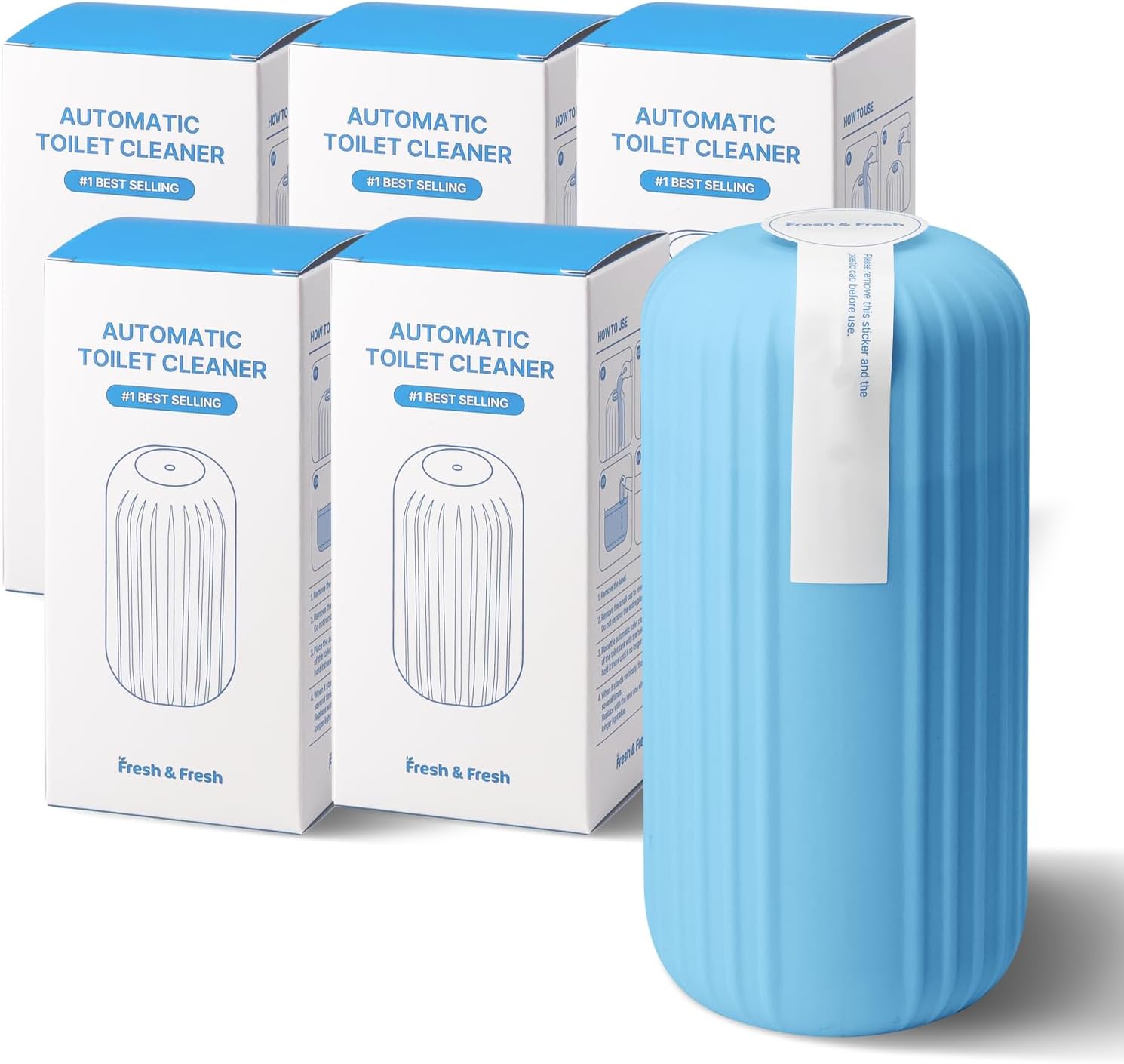 Fresh Fresh Toilet Bowl Cleaner - 5 Bottles 2500 FlushesBottle