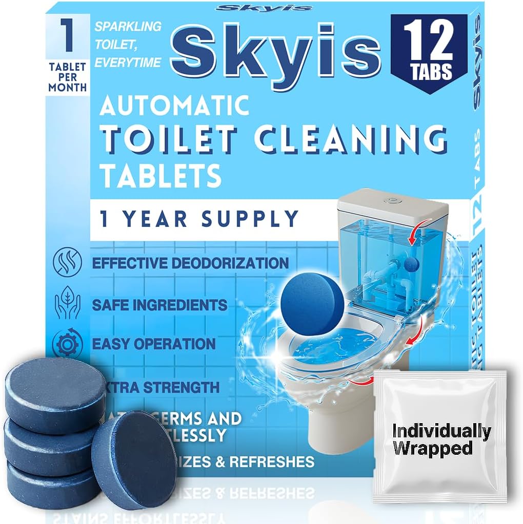Skyis Toilet Bowl Cleaner Tablets 12 Pack 1