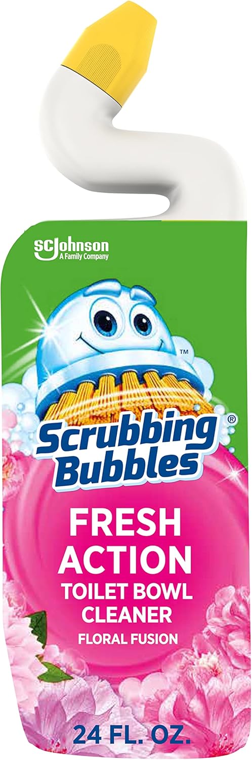 Scrubbing Bubbles Toilet Bowl Gel 24oz Floral Fusion