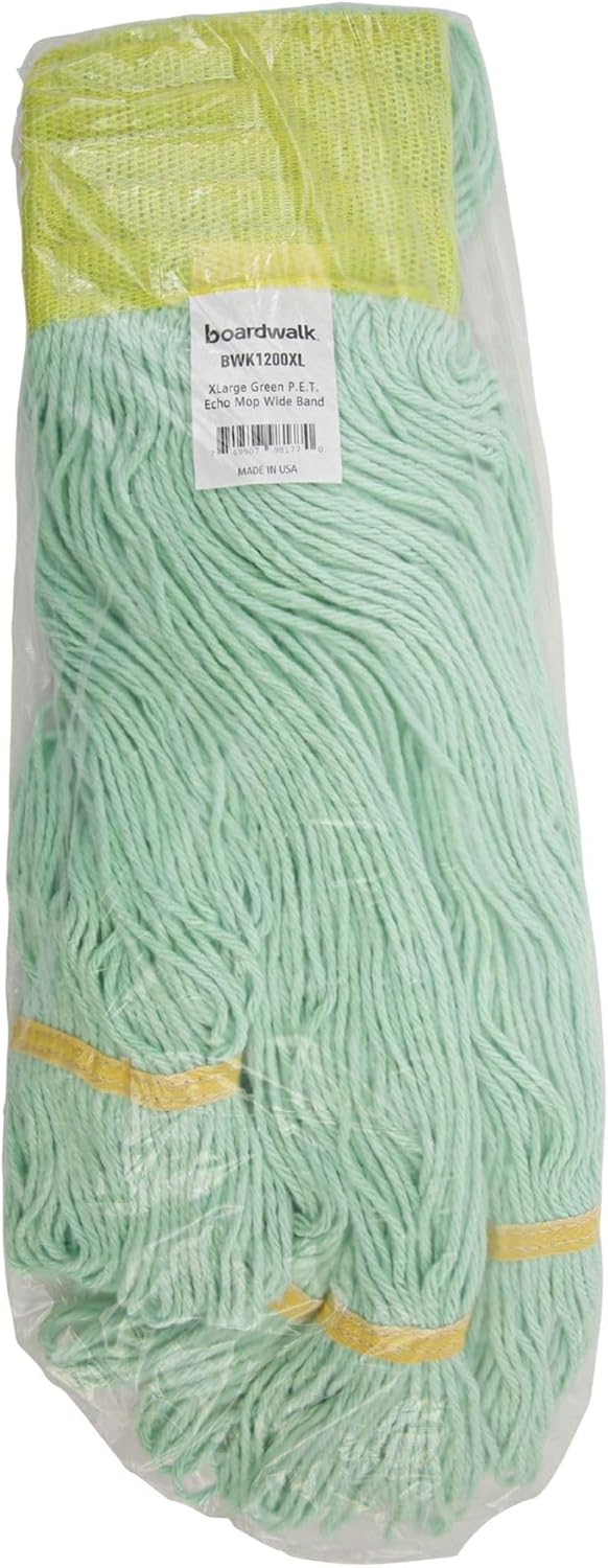 Boardwalk BWK1200XL EcoMop Replacement Head - Green Large