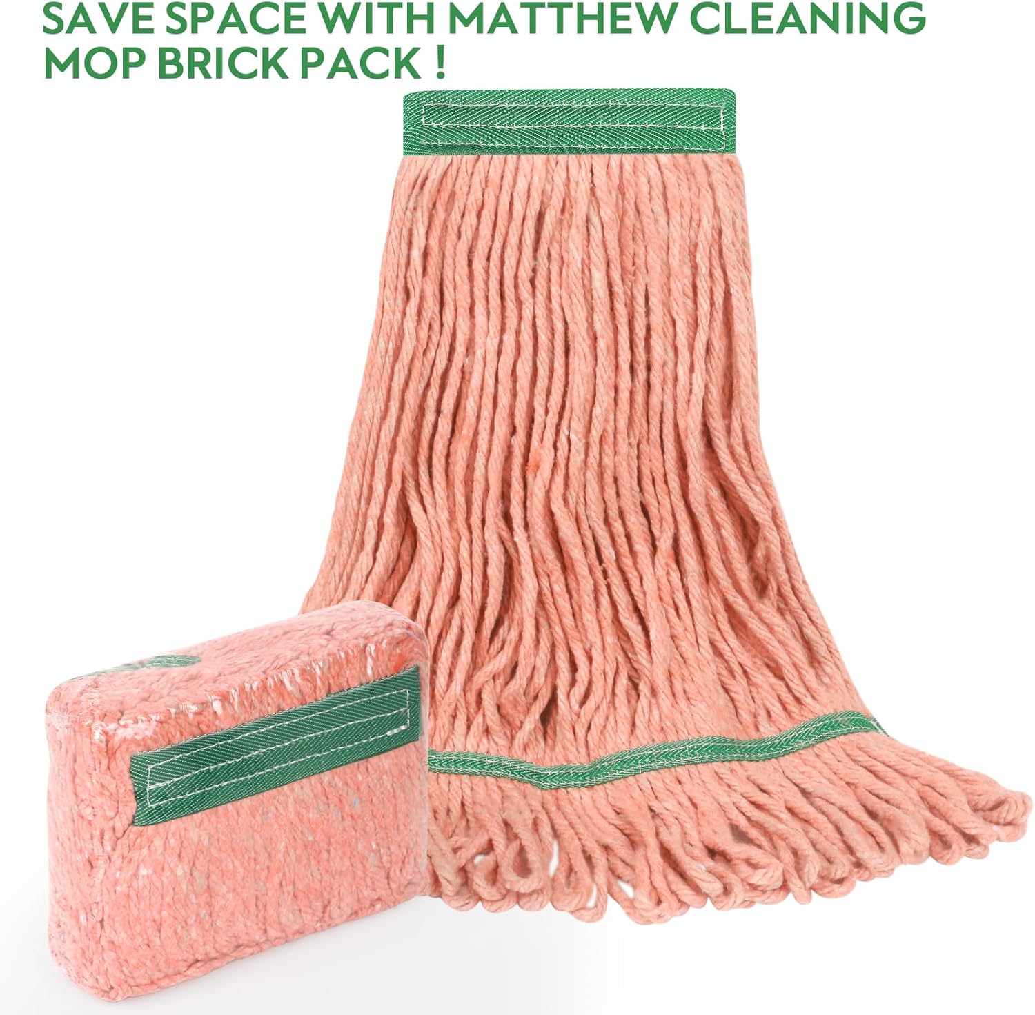 L Luke Supply Heavy Duty Mop Heads Pack of 3