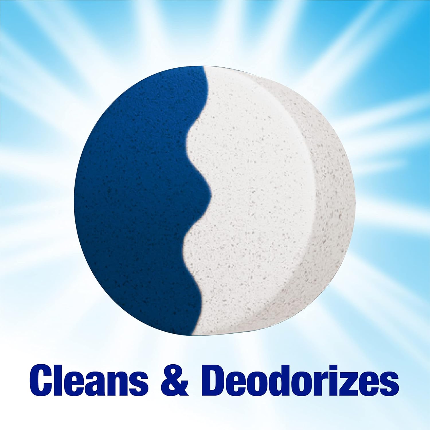 Bowl Fresh Blue Plus Bleach Toilet Cleaner Tablets 2 Count Pack of 5