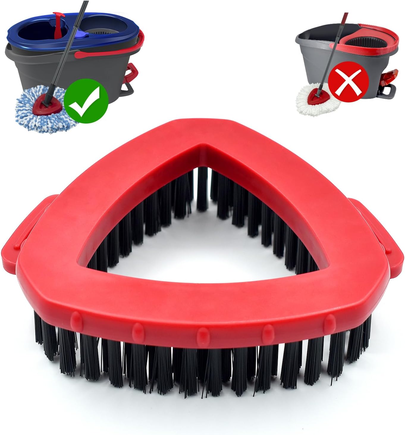 Ocedar RinseClean 2-Tank Mop Base Scrub Brush Replacement Head
