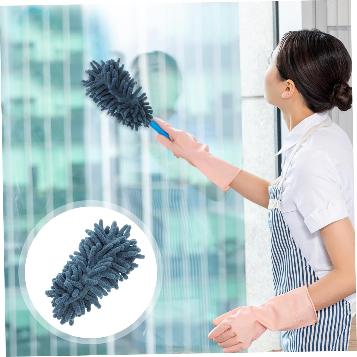 4PCS Chenille Duster Refills for Car Interior and Exterior