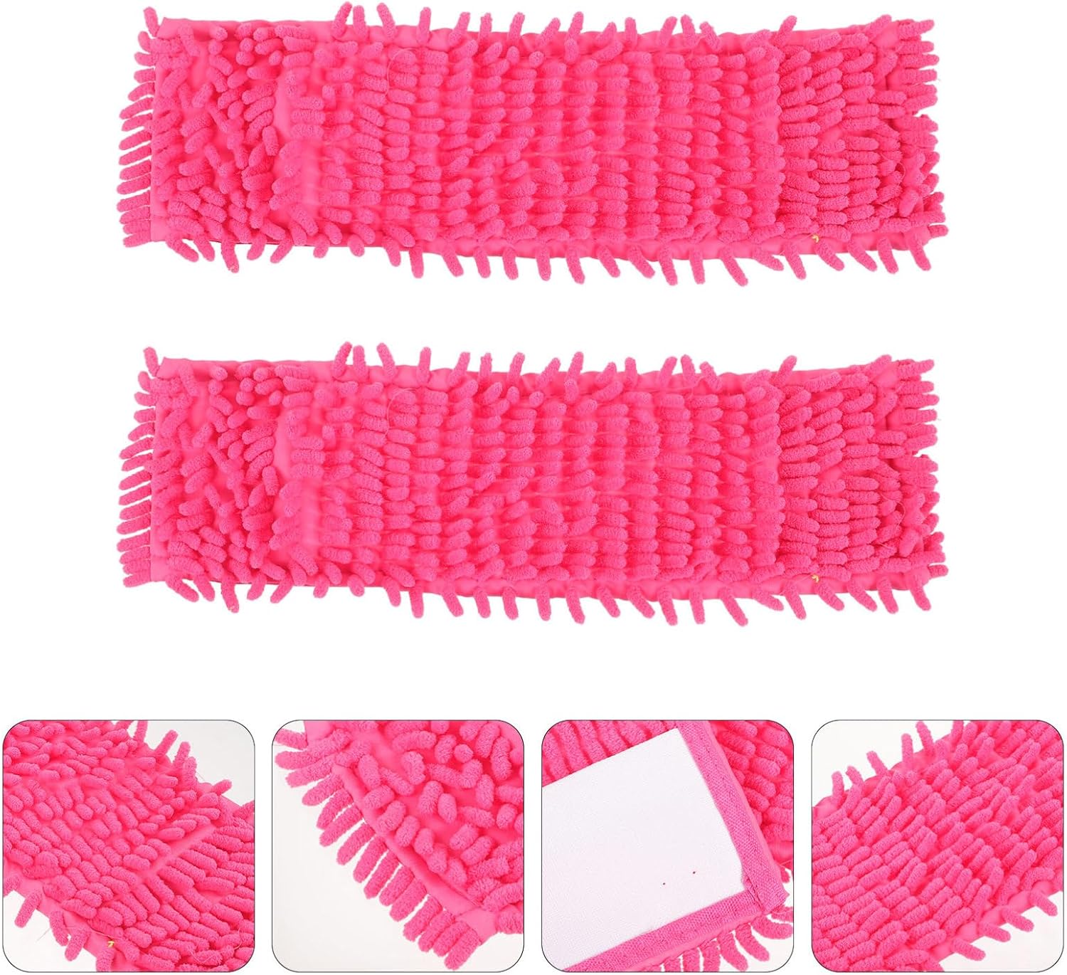 PACKOVE 2-Pack Microfiber Mop Cloth Replacement