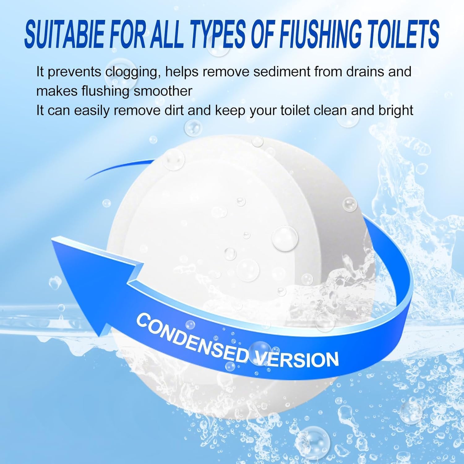 Gumthus Automatic Toilet Cleaner Tablets - 50 Pack AAA