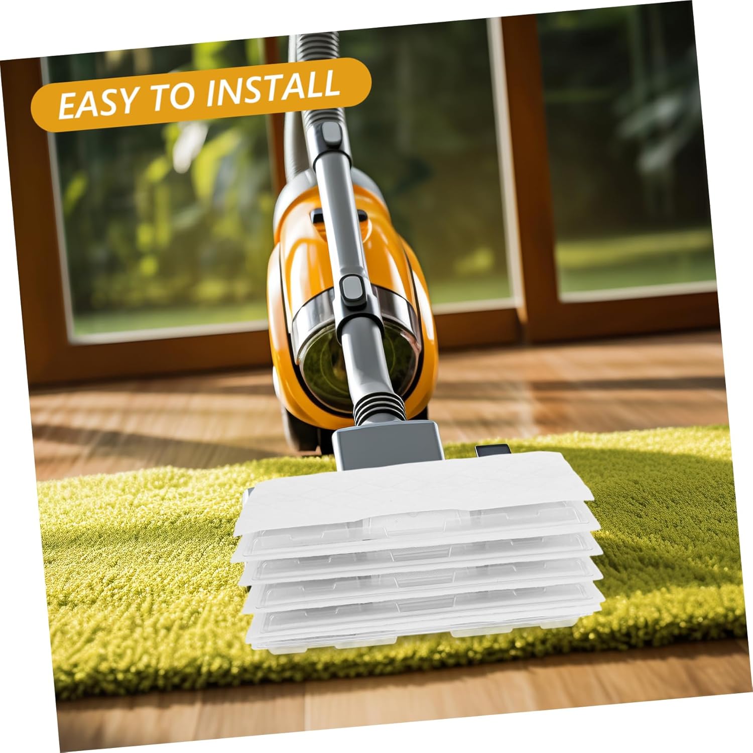 10pcs Washable Steam Mop Pads for Gentle Cleaning