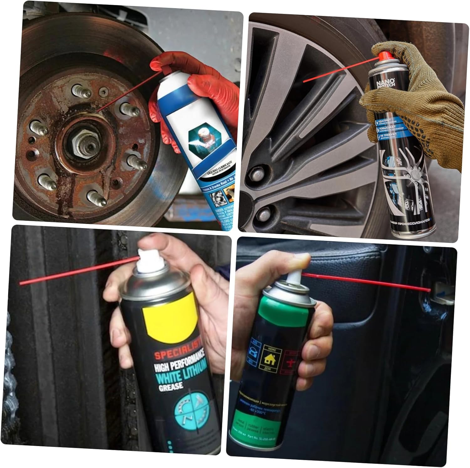 Homoyoyo Spray Can Rust Remover Nozzle Straw Cleaner Replacement