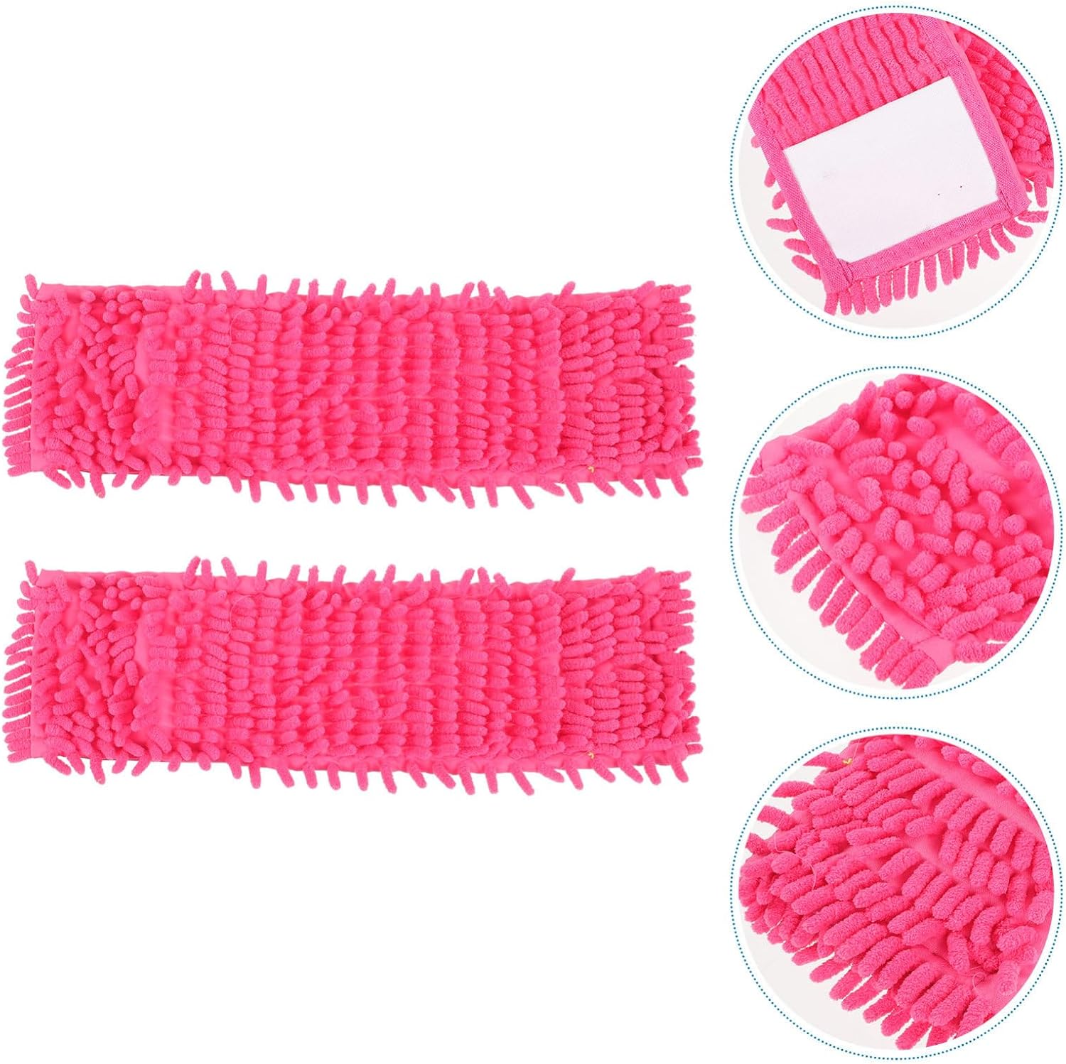 PACKOVE 2-Pack Microfiber Mop Cloth Replacement