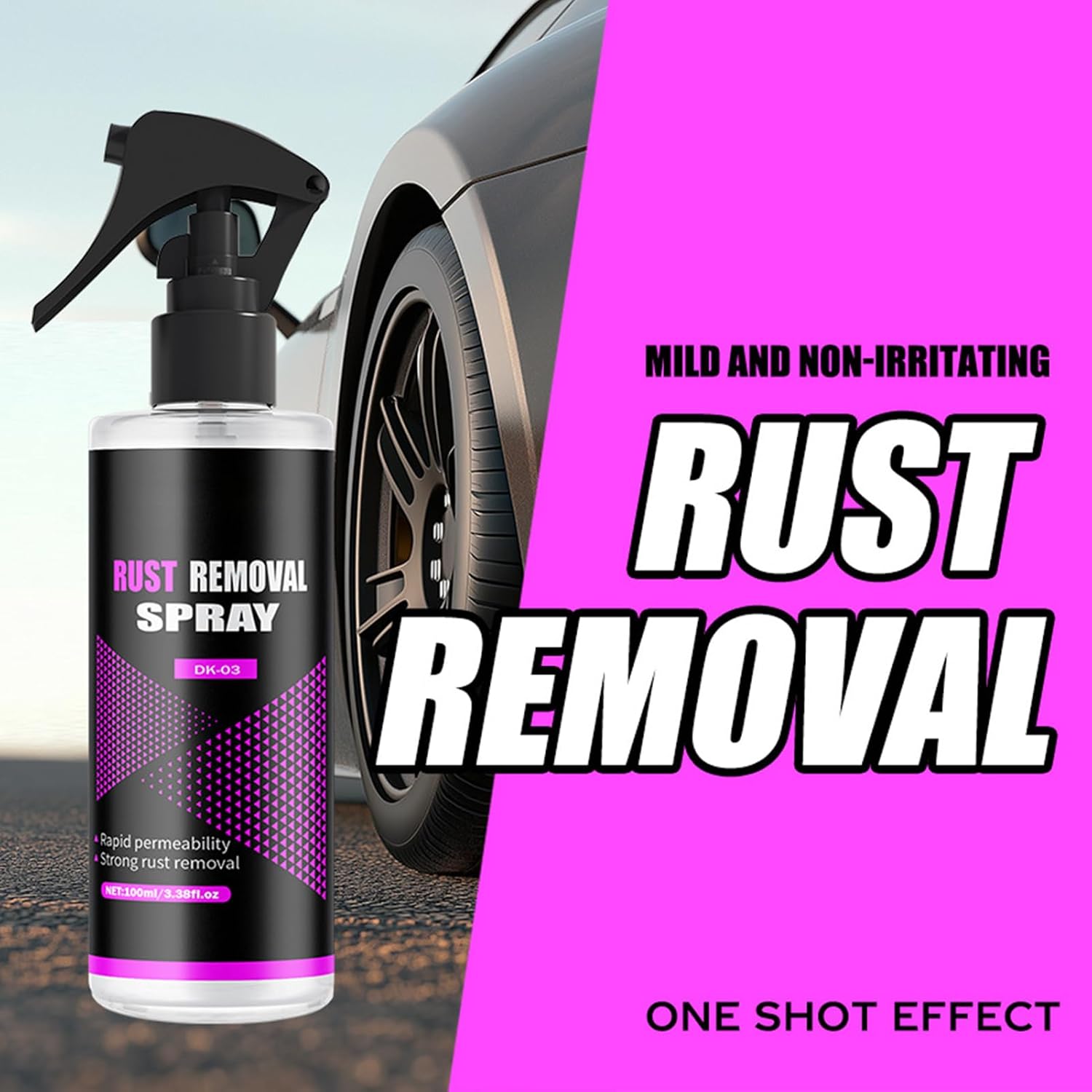 Generic Rust Remover Stain Cleaner 100ml Safe Spray